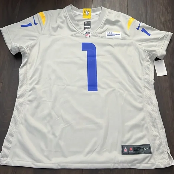 Nike Women’s NFL On Field Apparel Los Angeles Rams Jackson “1” Jersey, Sz: XXL - Picture 2 of 8